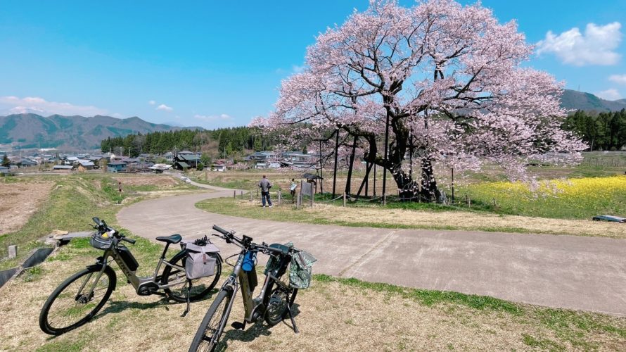 ＼小布施発Eバイクツアー／高山＆須坂、10大桜巡り