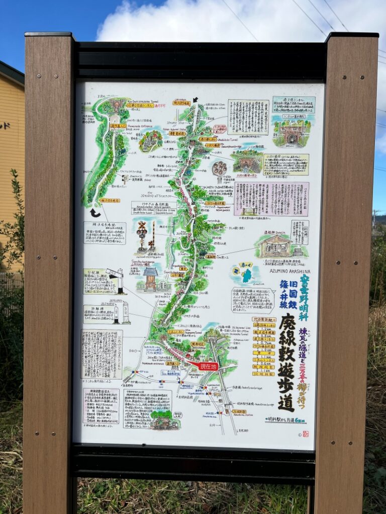 旧国鉄篠ノ井線廃線敷遊歩道